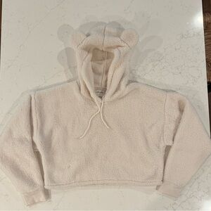 Cozy Cream Teddy Bear Hoodie